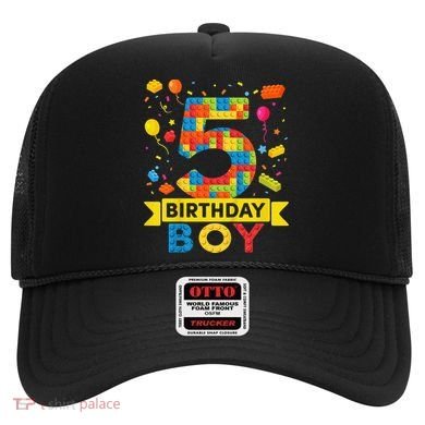 5 Year Old Building Blocks 5th Birthday Hat