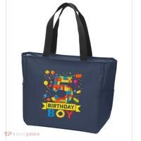 5 Year Old Building Blocks 5th Birthday Boy Tote Bag thumb 3