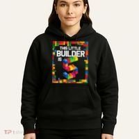 5 Year Old Building Blocks Birthday Brick 5th Gift Hoodie thumb 5