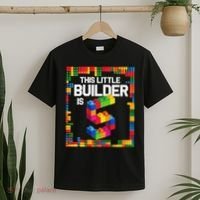 5 Year Old Building Blocks Birthday Brick 5th Gift T-Shirt thumb 2