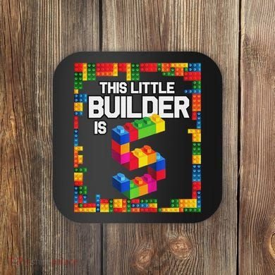 5 Year Old Building Blocks Birthday Brick 5th Gift Coaster