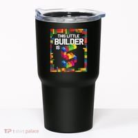 5 Year Old Building Blocks Birthday Brick 5th Gift Tumbler thumb 0