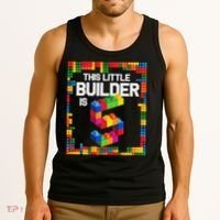 5 Year Old Building Blocks Birthday Brick 5th Gift Tank Top thumb 3