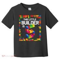 5 Year Old Building Blocks Birthday Brick 5th Gift Toddler T-Shirt thumb 0