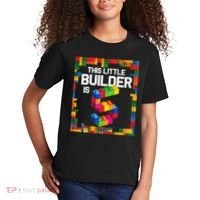 5 Year Old Building Blocks Birthday Brick 5th Gift Kids T-Shirt thumb 2