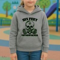 6 Feet MotherF-ucker Kids Hoodie thumb 3