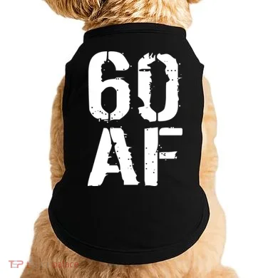 60 AF 60th Birthday Doggie Tank