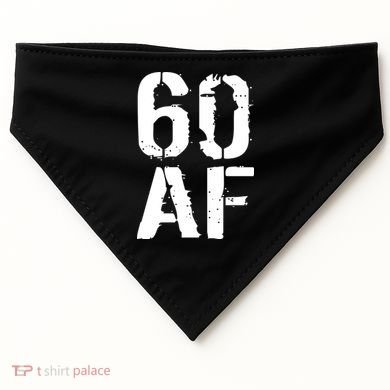 60 AF 60th Birthday USA-Made Doggie Bandana