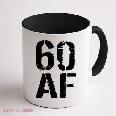 60 AF 60th Birthday Coffee Mug back