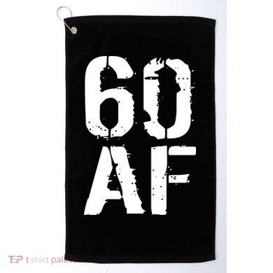 60 AF 60th Birthday Golf Towel