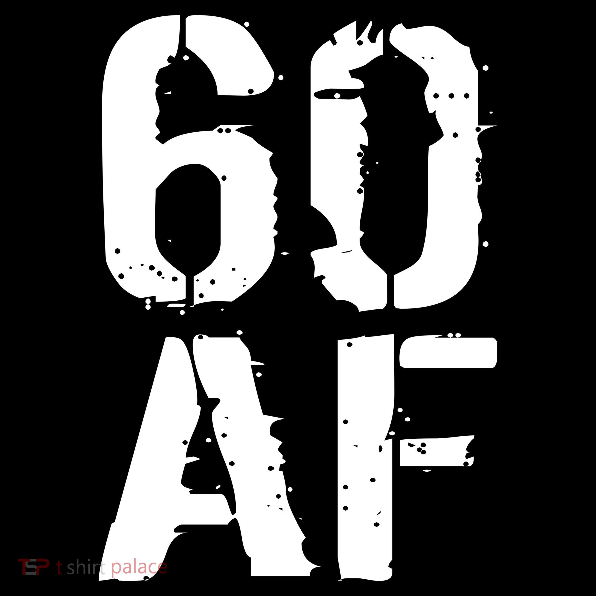 60 AF 60th Birthday Women's Crop Top Tee