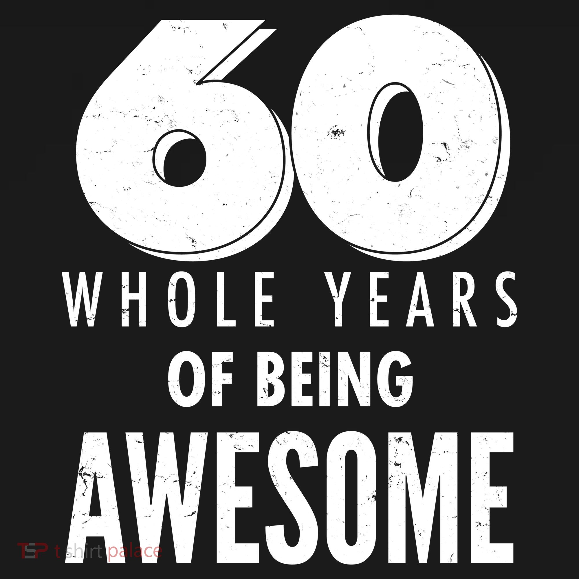 60 Whole Years Of Being Awesome Birthday Women's Hoodie