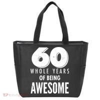 60 Whole Years Of Being Awesome Birthday Tote Bag thumb 0