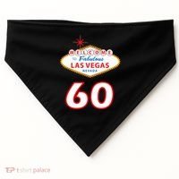 60 Years Old In Vegas - 60th Birthday USA-Made Doggie Bandana thumb 0
