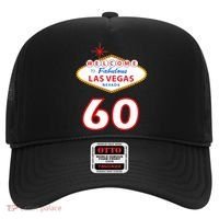 60 Years Old In Vegas - 60th Birthday Hat thumb 0
