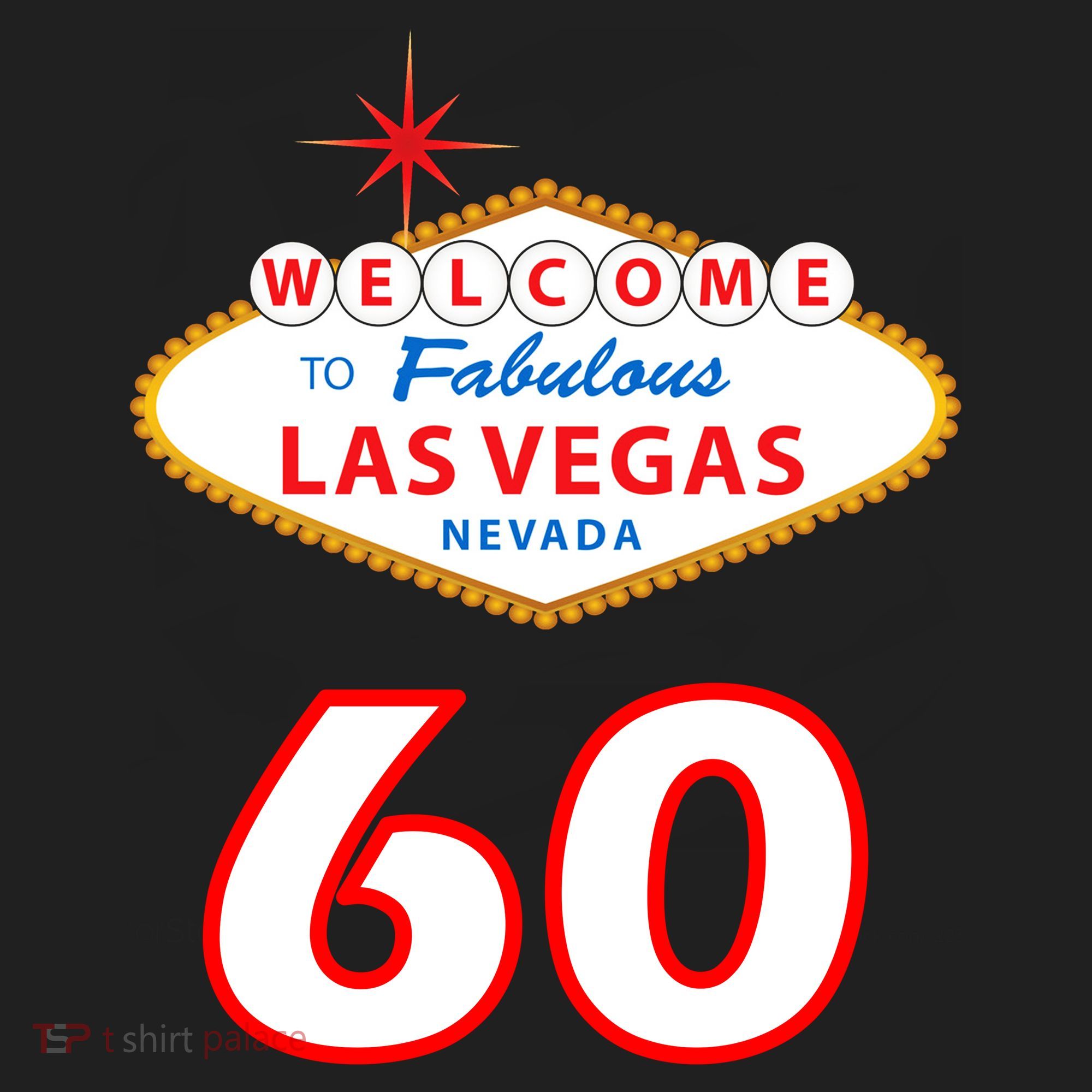 60 Years Old In Vegas - 60th Birthday Hat