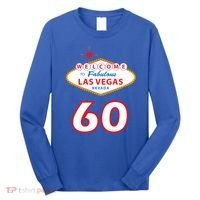 60 Years Old In Vegas - 60th Birthday Long Sleeve Shirt thumb 0