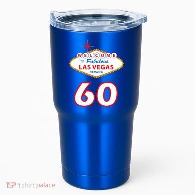 60 Years Old In Vegas - 60th Birthday Tumbler
