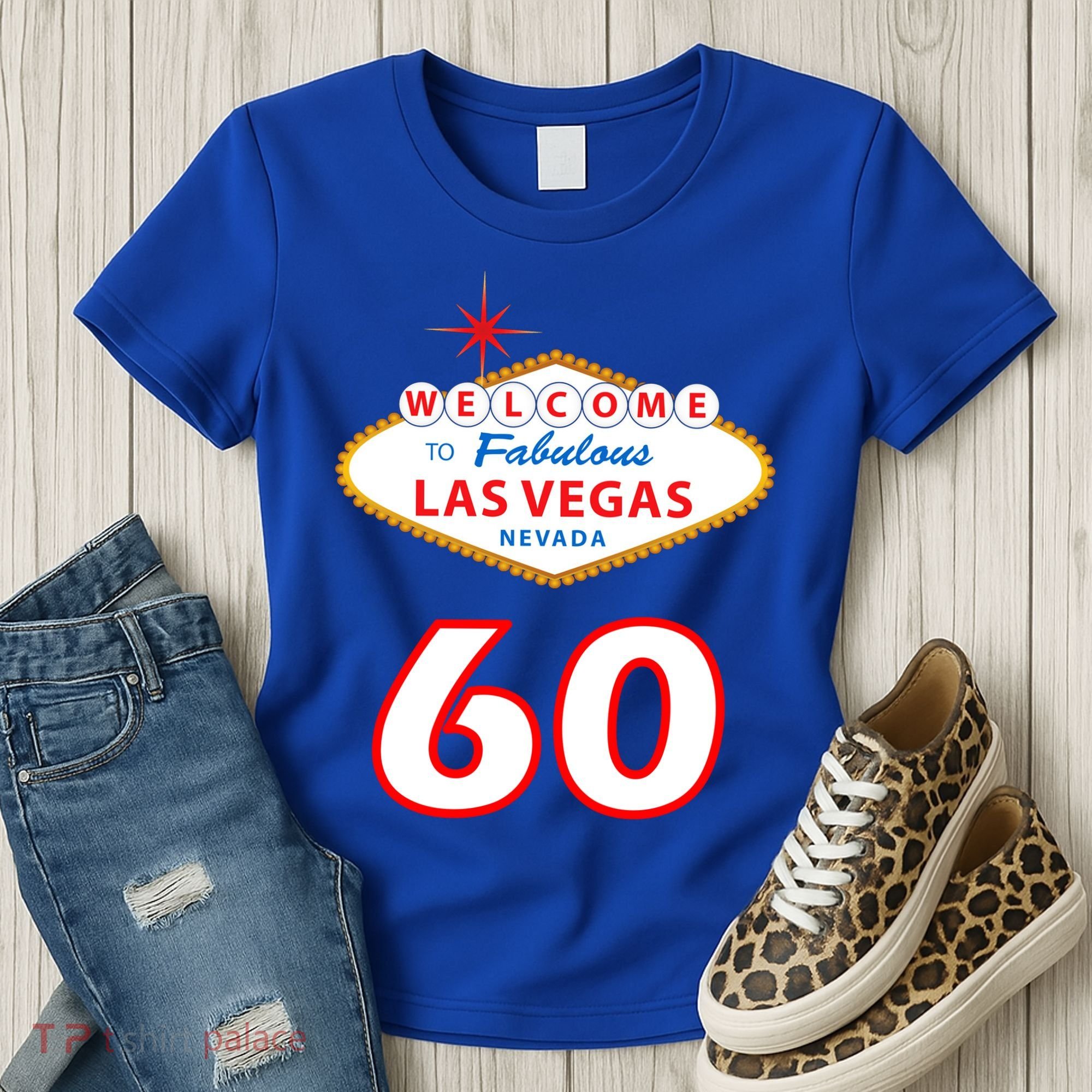 60 Years Old In Vegas - 60th Birthday Women's T-Shirt