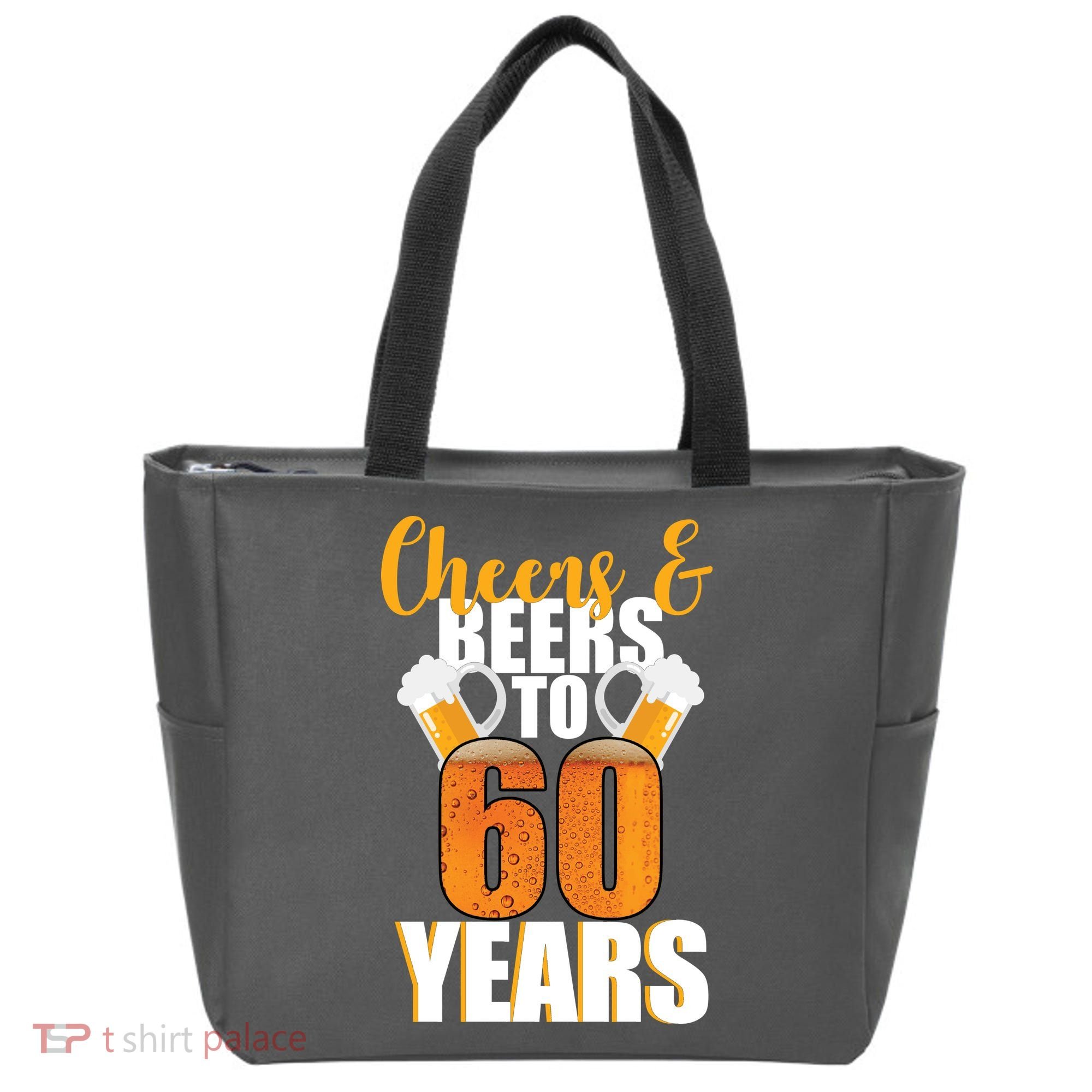 60th Birthday Cheers & Beers To 60 Years Tote Bag