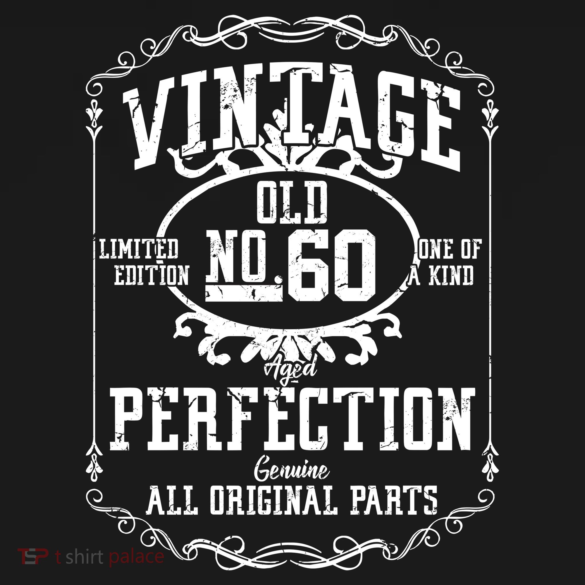60th Birthday Genuine All Original Parts Bucket Hat