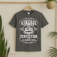 60th Birthday Genuine All Original Parts T-Shirt thumb 2