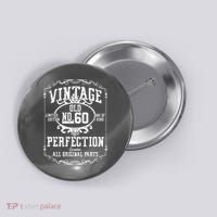 60th Birthday Genuine All Original Parts Button thumb 0