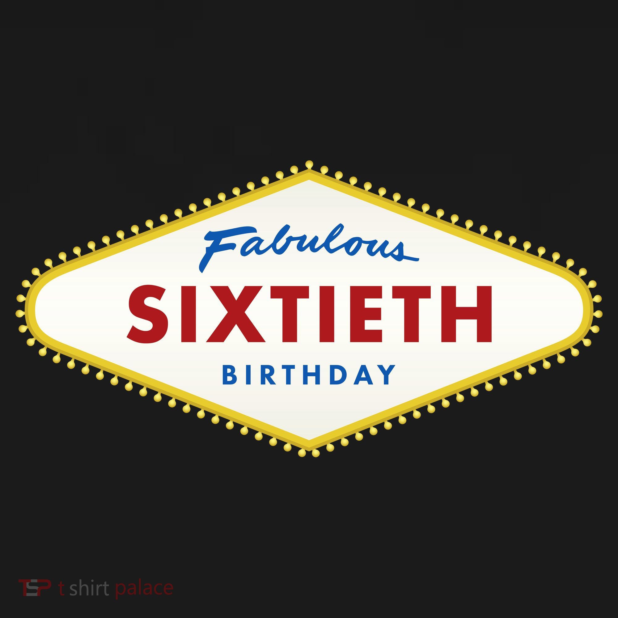 60th Birthday Las Vegas Fabulous Sixtieth Coaster