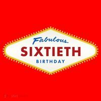 60th Birthday Las Vegas Fabulous Sixtieth Santa Hat thumb 1
