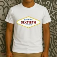 60th Birthday Las Vegas Fabulous Sixtieth T-Shirt thumb 3