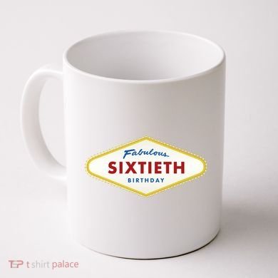 60th Birthday Las Vegas Fabulous Sixtieth Coffee Mug