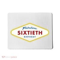 60th Birthday Las Vegas Fabulous Sixtieth Mousepad thumb 0