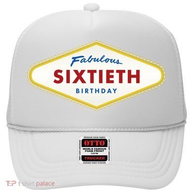 60th Birthday Las Vegas Fabulous Sixtieth Hat