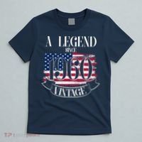 60th Birthday Legend Since 1960 Vintage USA Flag T-Shirt thumb 5