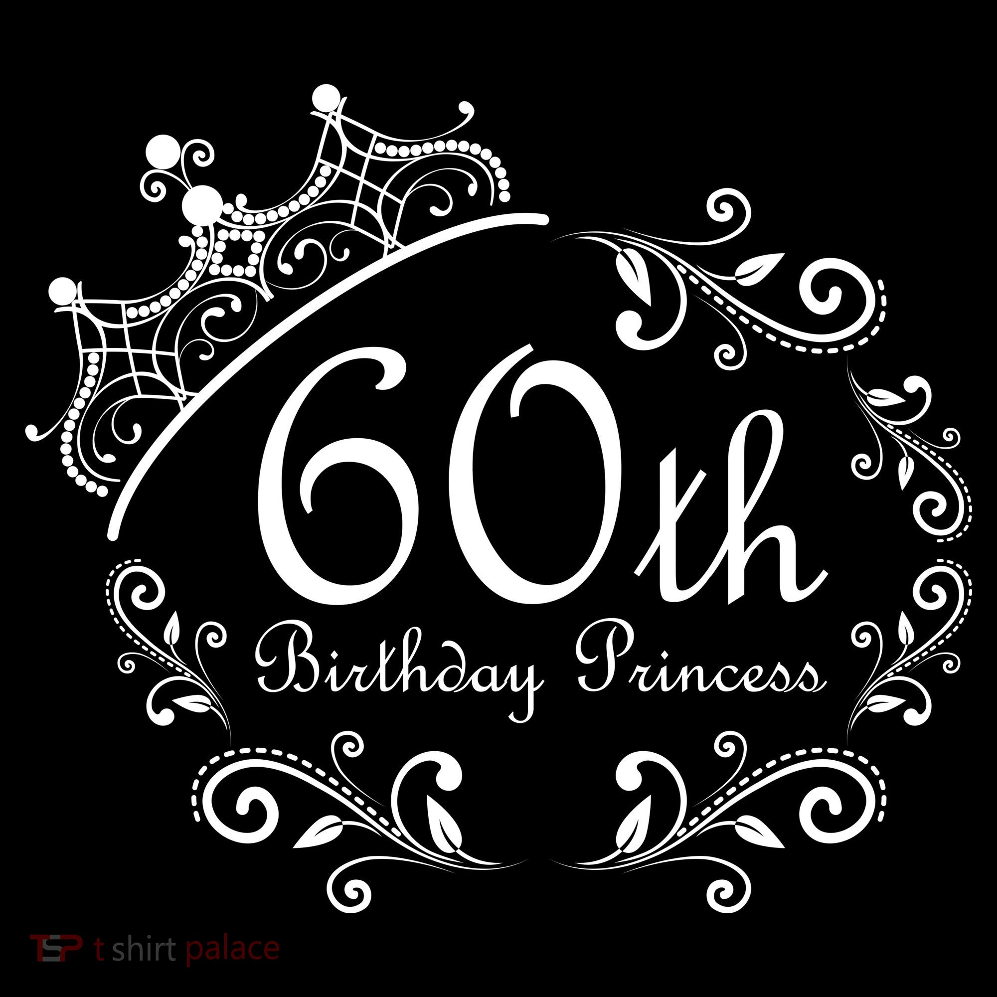 60th Birthday Princess Ornament
