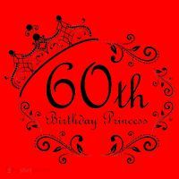 60th Birthday Princess Santa Hat thumb 1