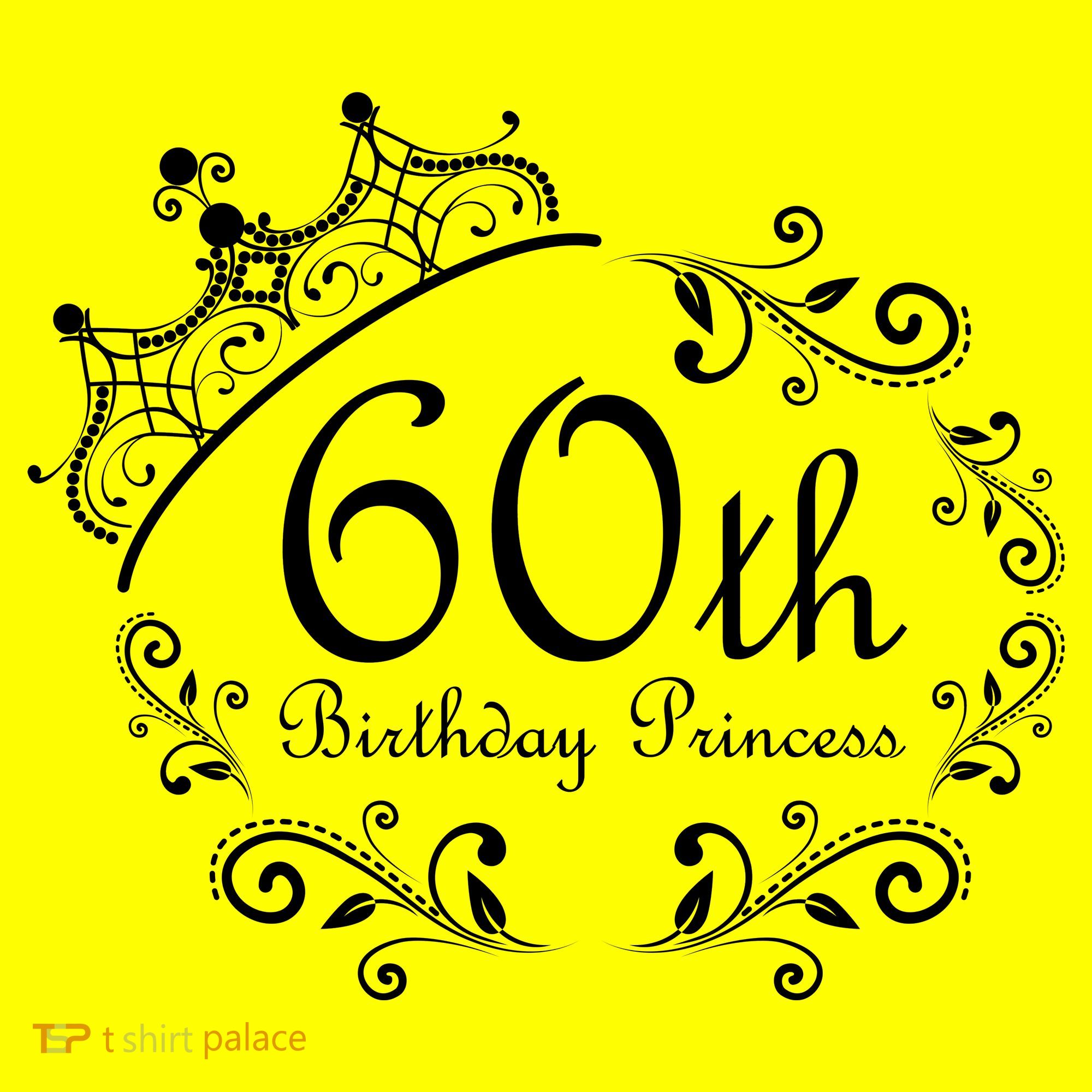 60th Birthday Princess USA-Made Doggie Bandana