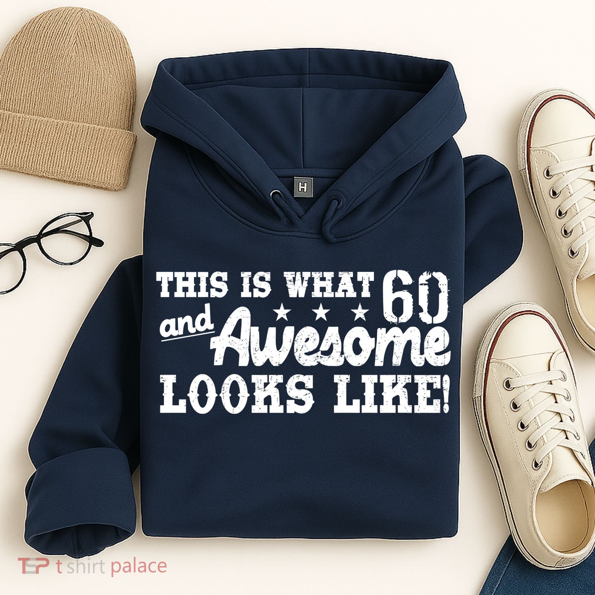 60th Birthday This Is What Awesome Looks Like  Hoodie