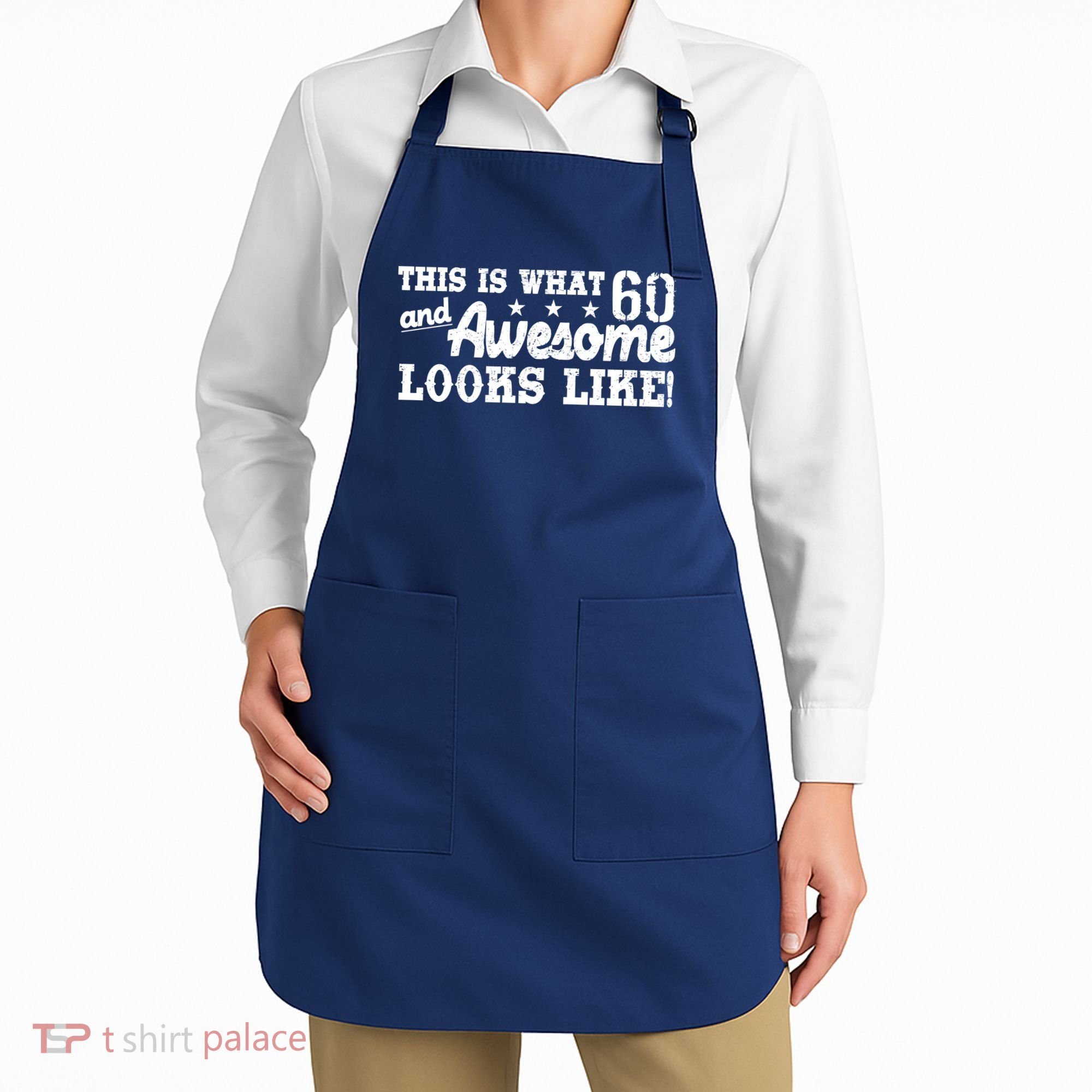 60th Birthday This Is What Awesome Looks Like  Apron