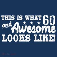 60th Birthday This Is What Awesome Looks Like  Tank Top thumb 6