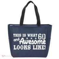 60th Birthday This Is What Awesome Looks Like  Tote Bag thumb 0