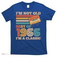 60th 1966 Birthday Retro I'm Not Old I'm A Classic Best Of Cassette Tape  T-Shirt thumb 0