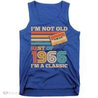 60th 1966 Birthday Retro I'm Not Old I'm A Classic Best Of Cassette Tape  Tank Top thumb 0