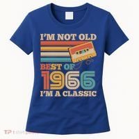 60th 1966 Birthday Retro I'm Not Old I'm A Classic Best Of Cassette Tape  Women's T-Shirt thumb 0