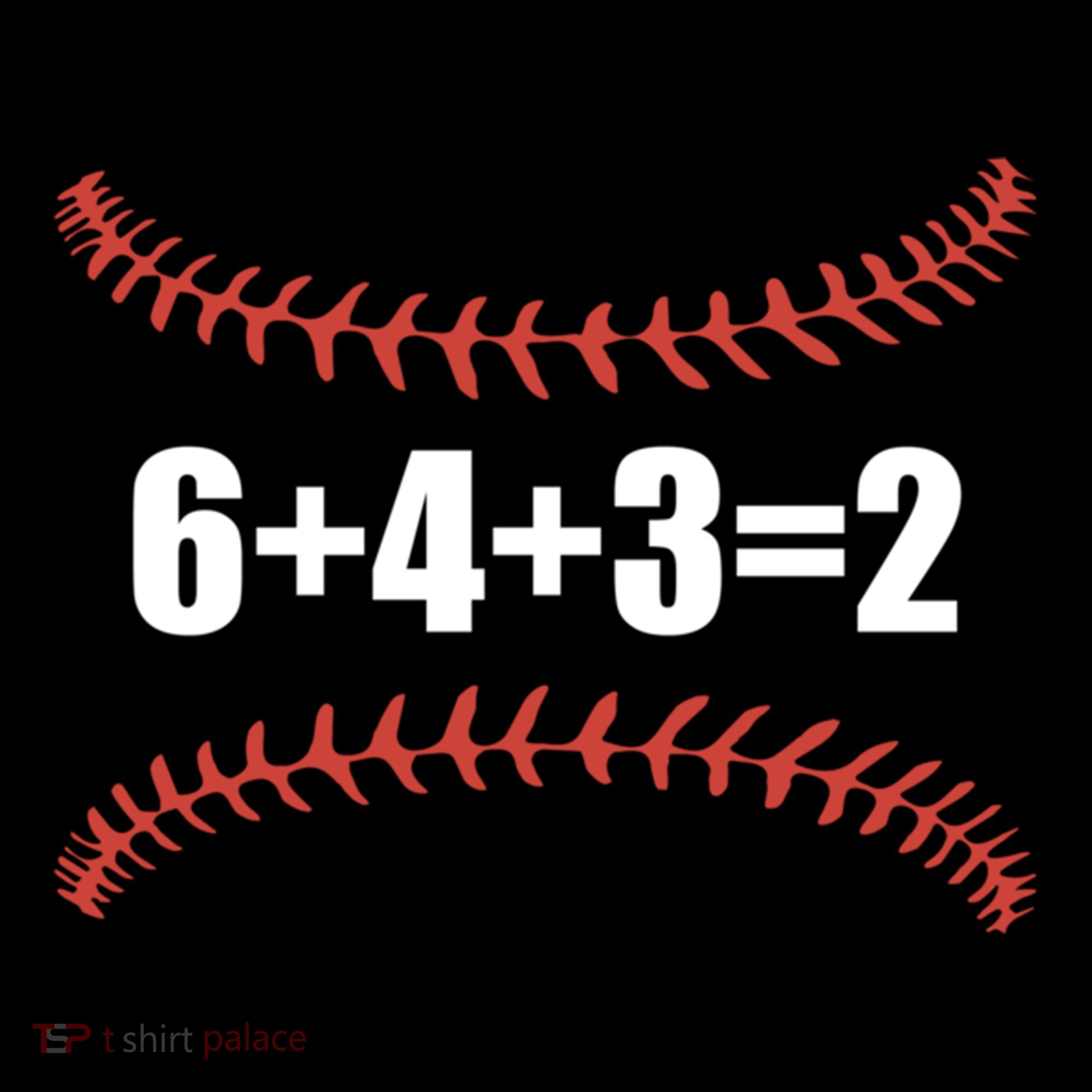 6+4+3 2 Baseball Double Play Funny Baseball Lover Player Cute Gift Coffee Mug