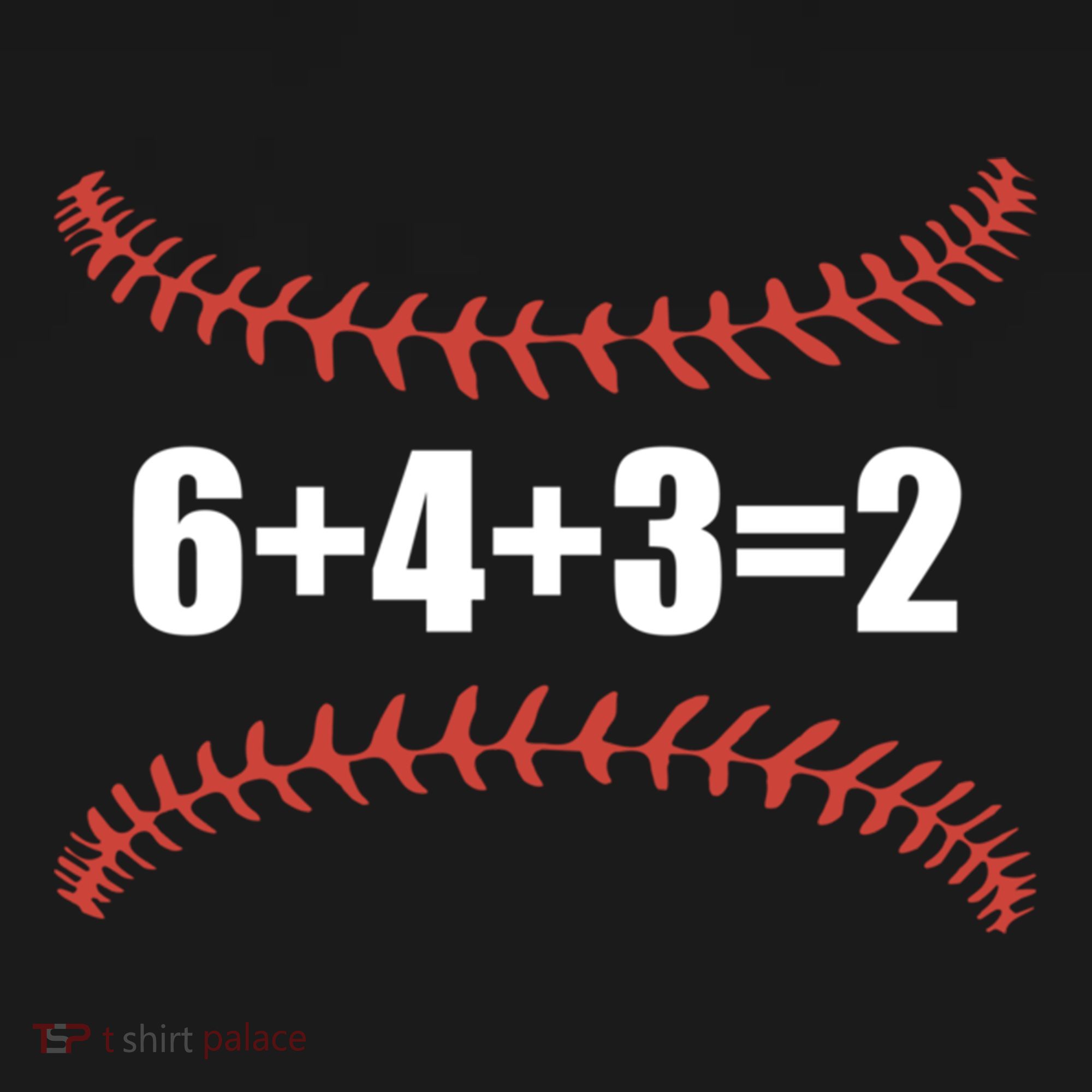 6+4+3 2 Baseball Double Play Funny Baseball Lover Player Cute Gift Women's Hoodie