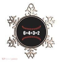 6+4+3 2 Baseball Double Play Funny Baseball Lover Player Cute Gift Ornament thumb 0