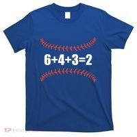 6+4+3 2 Baseball Double Play Funny Baseball Lover Player Cute Gift T-Shirt thumb 0