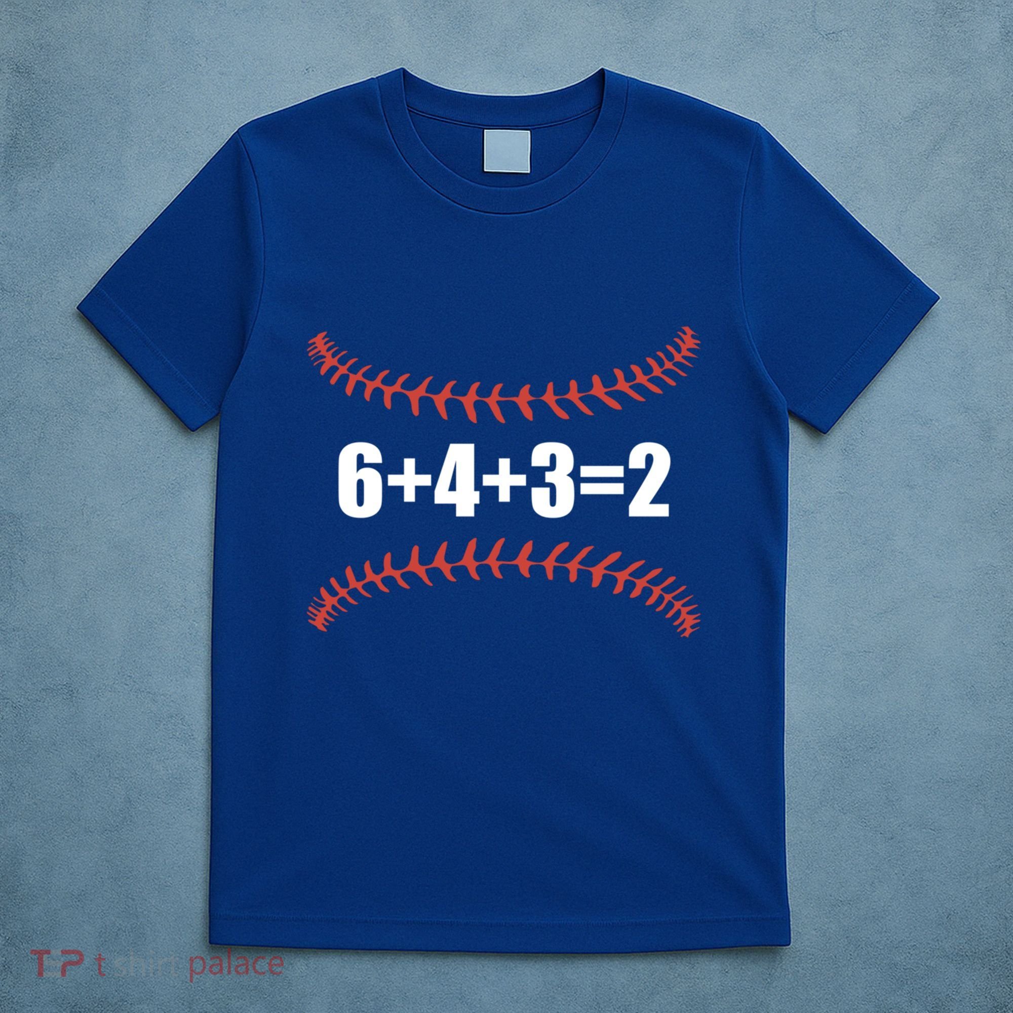 6+4+3 2 Baseball Double Play Funny Baseball Lover Player Cute Gift T-Shirt