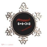 6 4 3=2 Double Play Baseball Player Gift Baseball Saying Ornament thumb 0